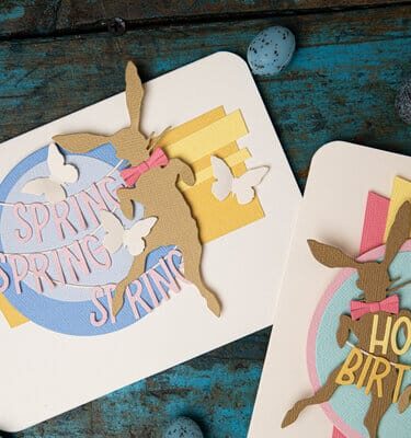 Alternative view of Sizzix Thinlits Die by Tim Holtz Vault Hippity Hop (8pcs)