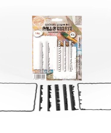 AALL & CREATE - Die-Cutting Die - Frayed Frames  - #26