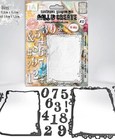 AALL & CREATE - Die-Cutting Die - Frayed Frames  - #32