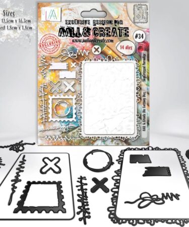 AALL & CREATE - Die-Cutting Die - Frayed Frames  - #34
