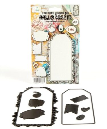 AALL & CREATE - Die-Cutting Die - Frayed Frames  -HEXALOVE  #31