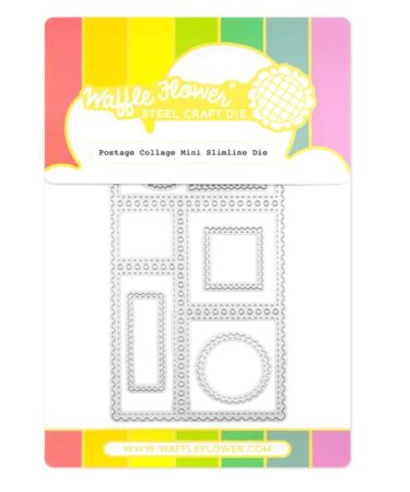 WAFFLE FLOWER -Postage Collage Mini Slimline Die
