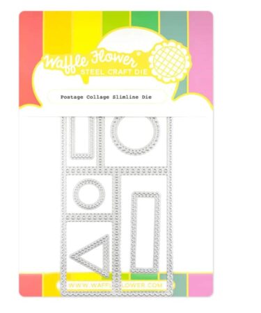 WAFFLE FLOWER -Postage Collage Slimline Die