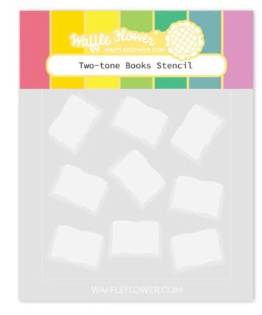 WAFFLE FLOWER -Two-tone Books Stencil