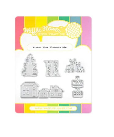 WAFFLE FLOWER -Winter View Elements Die