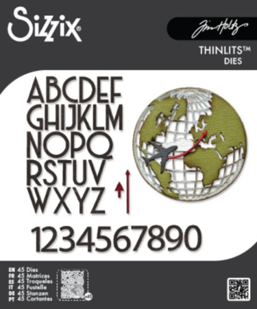 Sizzix Thinlits Dies By Tim Holtz 45/Pkg - Vault World Travel