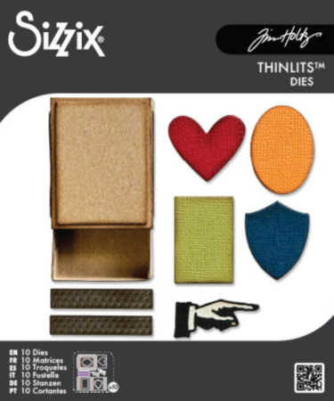 Sizzix Thinlits Dies By Tim Holtz 10/Pkg - Vault Matchbox