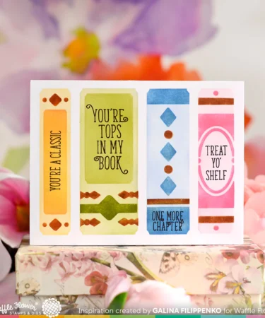 Alternative view of WAFFLE FLOWER - Simple Book Sentiments Stamp Set