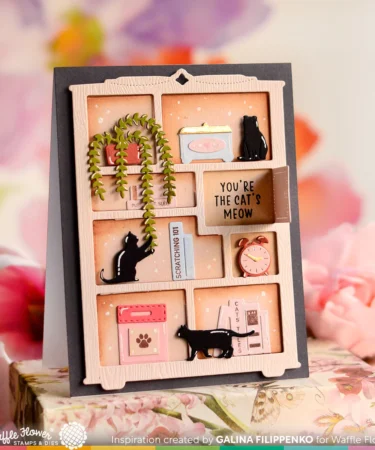 Alternative view of WAFFLE FLOWER - Simple Bookcase Die