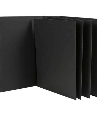 Alternative view of 49 And Market Foundations 2" Portrait Album 8.5"X6.5" - Black