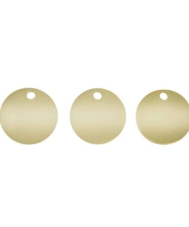 We R Makers Jewelry Press Stainless Steel Charms 3/Pkg - Circle