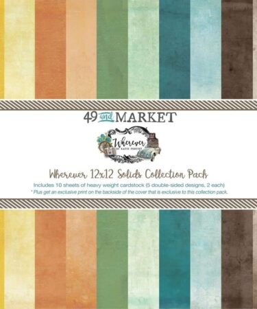 49 And Market - Collezione Wherever - Collection Pack 12"X12" - Solids