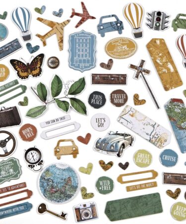 Alternative view of 49 And Market - Collezione Wherever -  Chipboard Set