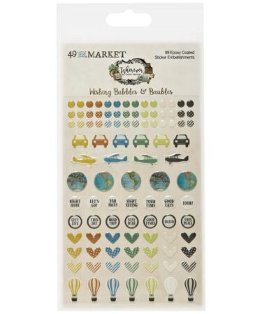 49 And Market - Collezione Wherever - Epoxy Stickers Wishing Bubble