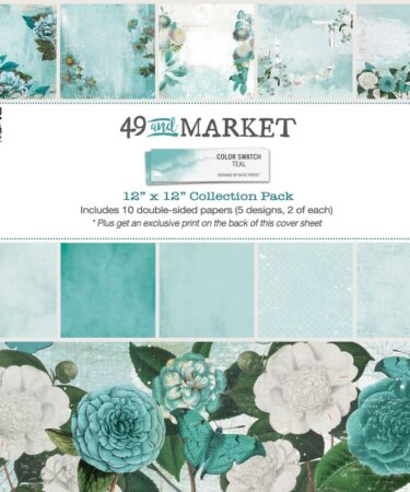 49 And Market Collection Pack 12"X12" -Color Swatch: Teal