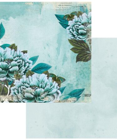 49 And Market - Color Swatch: Teal Double-Sided Cardstock 12"X12" - #1