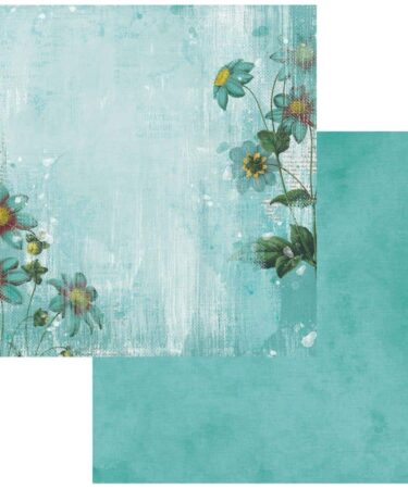 49 And Market - Color Swatch: Teal Double-Sided Cardstock 12"X12" - #2