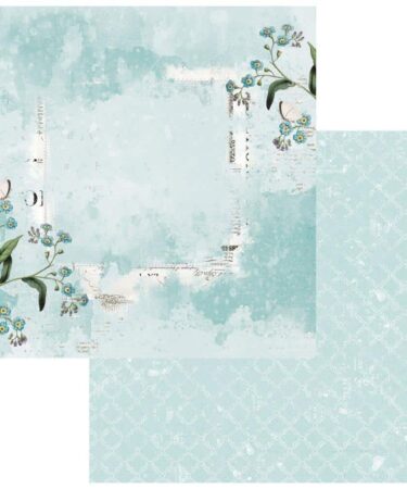 49 And Market - Color Swatch: Teal Double-Sided Cardstock 12"X12" - #4