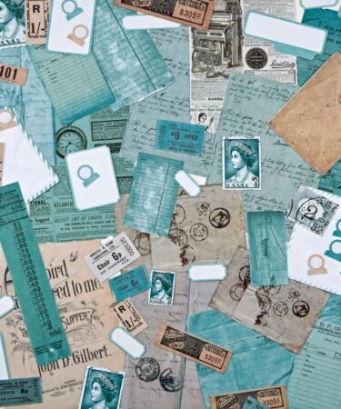 Alternative view of Color Swatch: Teal Ephemera Stackers