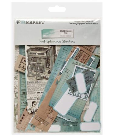 Color Swatch: Teal Ephemera Stackers
