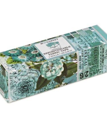 Color Swatch: Teal Fabric Tape Assortment