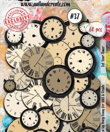 AALL & Create - #37 - Ephemera Die-Cuts - Set Your Timer
