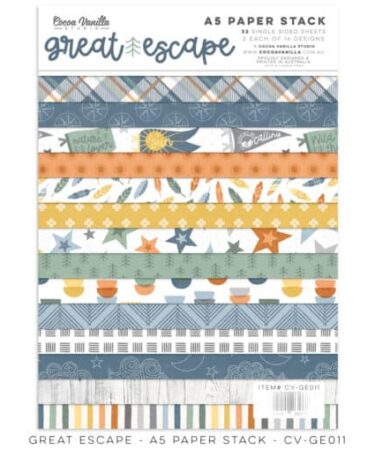COCOA VANILLA - COLLEZIONE GREAT ESCAPE - A5 PAPER STACK