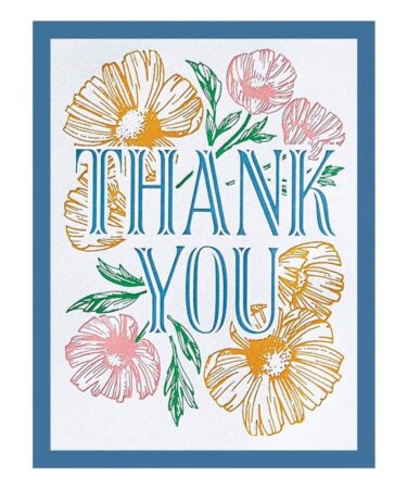 Alternative view of SPELLBINDERS - Thank You Blooms Registration Press Plates