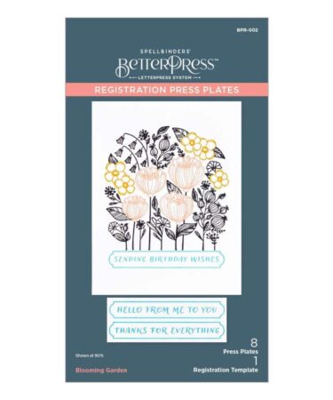 SPELLBINDERS - Blooming Garden Press Plates