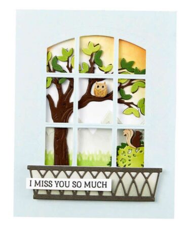 Alternative view of SPELLBINDERS - Backyard Haven View Etched Dies