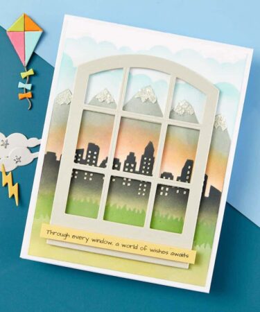 Alternative view of SPELLBINDERS - Background Scapes Stencils