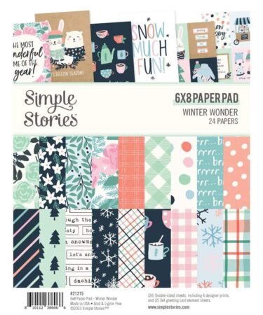 Simple Stories -Winter Wonder 6x8 Inch Paper Pad