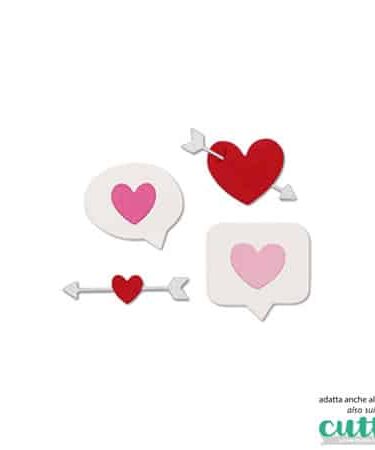 IMPRONTE D'AUTORE - Fustelle Love Mix