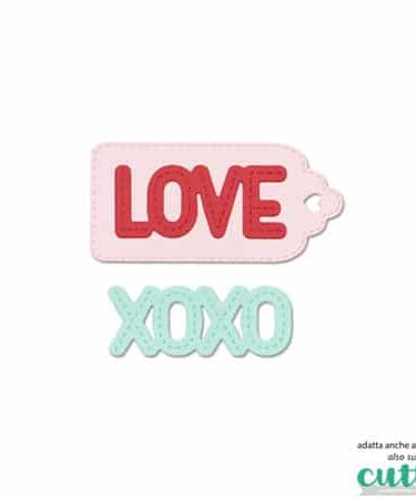 IMPRONTE D'AUTORE - Fustelle Tag Love