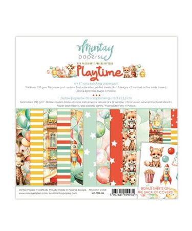 Mintay - Collezione Playtime PAD 15x15 cm (6"x6")