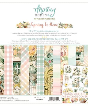 Mintay - Collezione Spring Is Here - PAD 30x30 cm (12"x12")