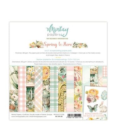 Mintay - Collezione Spring Is Here - PAD 15x15 cm (6"x6")