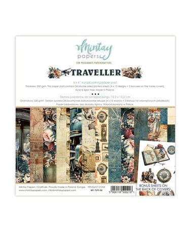 Mintay - Collezione Traveller - PAD 15x15 cm (6"x6")