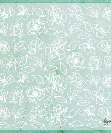 Mintay - Decorative Vellum - Flowers 1