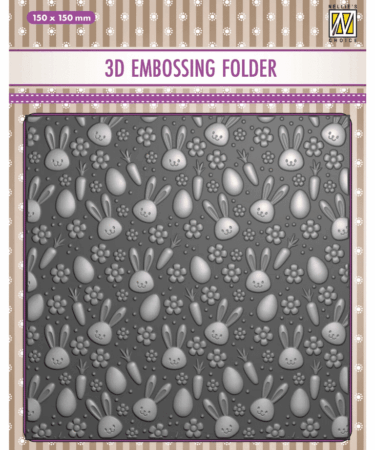 nellie Snellen • 3D Embossing Folder - Bunny's Carrots