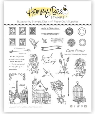 HONEY BEE - Postmarked 6x6 Stamp Set