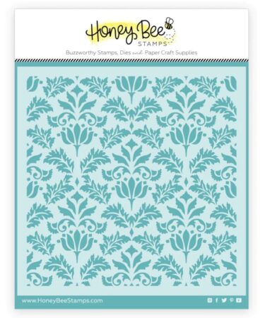 HONEY BEE - Vintage Flourish - Background Stencil