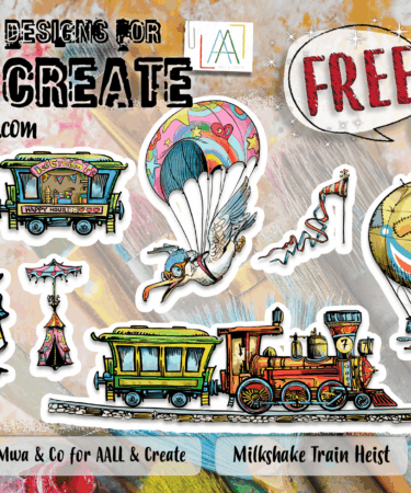 AALL & CREATE - TIMBRO A6 IN OMAGGIO NUM.2 milkshake train haist