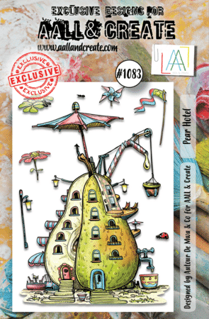 AAL & CREATE - Stamp Set A7 Pear Hotel 1083