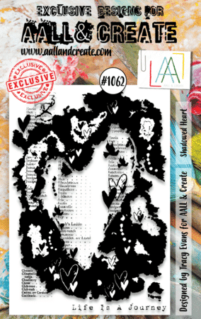 AALL & CREATE - Stamp Set A6 Shadowed Heart