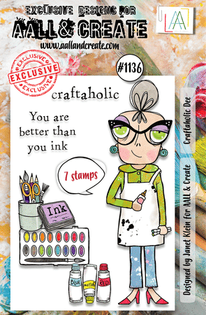 AALL & CREATE - Stamp Set A7 Craftaholic Dee