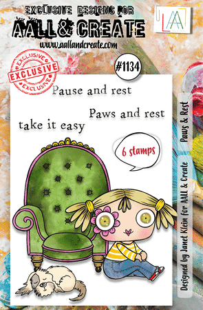 AALL & CREATE - Stamp Set A7 Paws & Rest