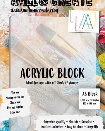 AALL & CREATE - Acrylic Block A6