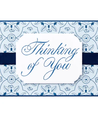 Alternative view of SPELLBINDERS - Copperplate Thinking of You Press Plate