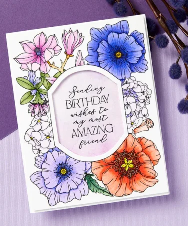Alternative view of SPELLBINDERS - Mirrored Arch Blooms Press Plate
